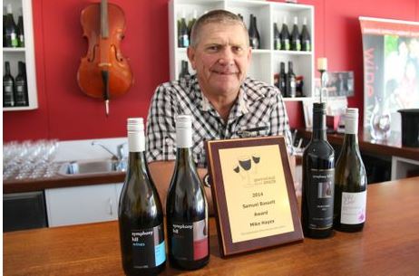 Winemaker/Viticulturist Mike Hayes was blown away to be awarded the Samuel Bassett award at the recent Queensland Wine Awards