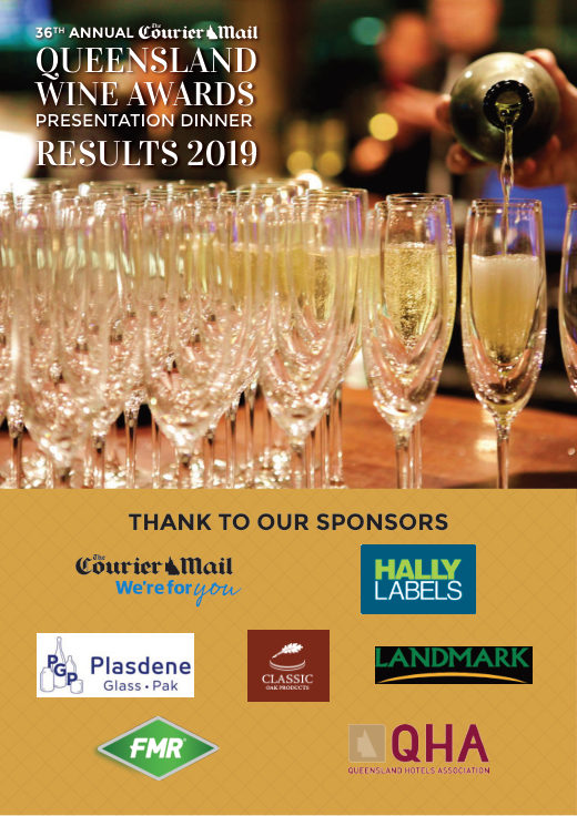 Queensland Wine Awards 2019 results booklet cover