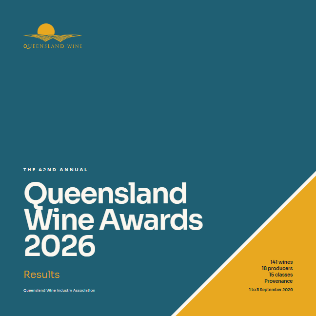 Queensland Wine Awards 2026 results book cover